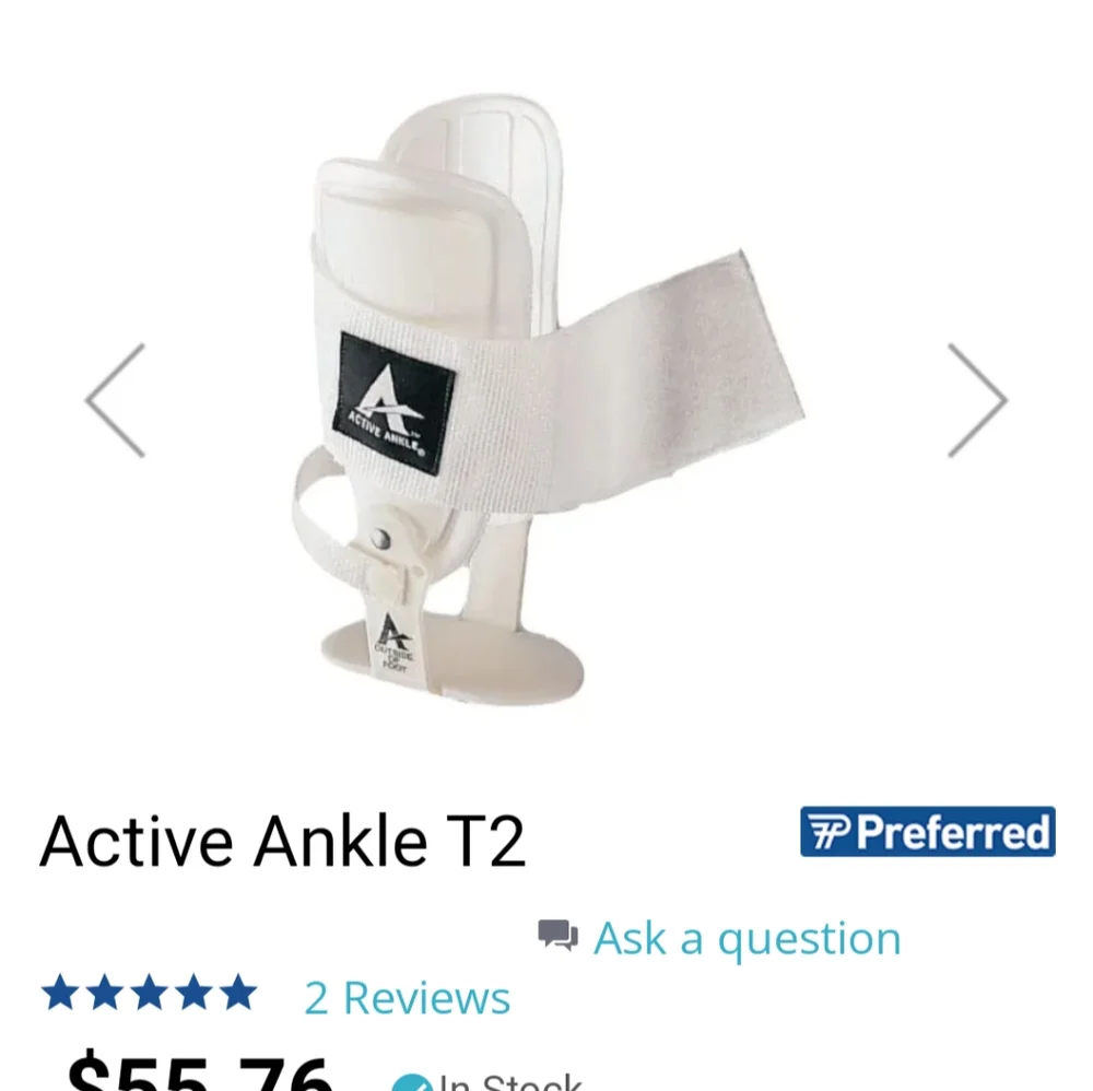 🚫 SOLD 🚫 2- NIB Active Ankle T2 Multi-sport Ankle Brace - Picture 2 of 12